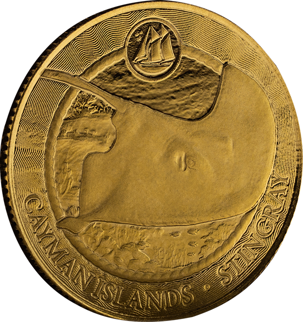 2025 Cayman Islands | Stingray 1/10th oz Gold Coin