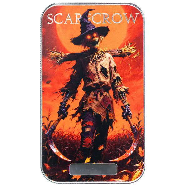 2025 Monster Collection | Scarecrow 1 oz Silver Serialized Colorized Bar