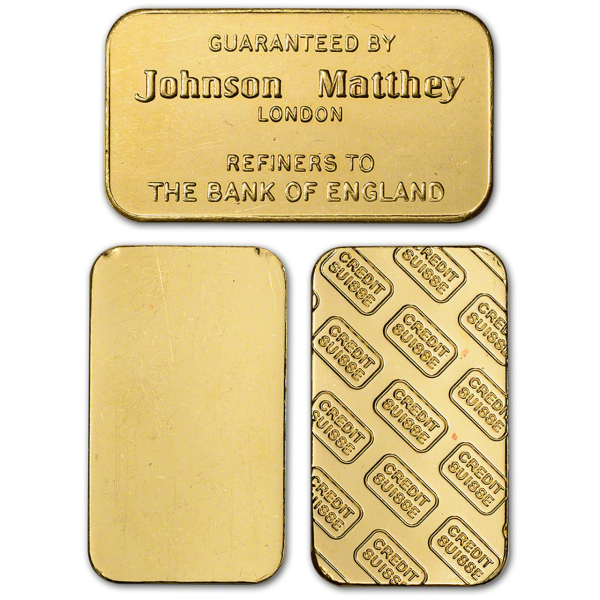 20 GRAM GOLD BAR RANDOM BRAND - Reverse