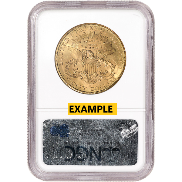 1904 $20 U.S. GOLD LIBERTY NGC64 S - Reverse
