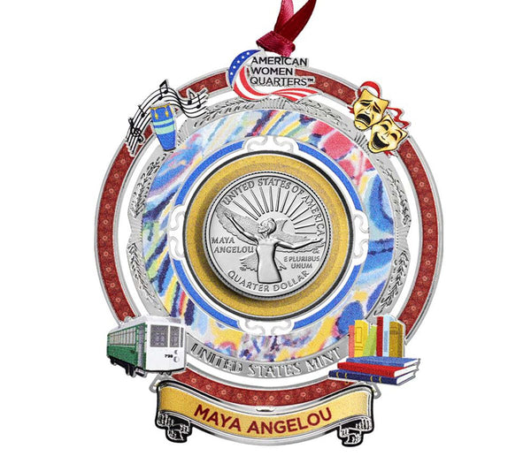 American Women Quarters 2022 Ornament - Maya Angelou