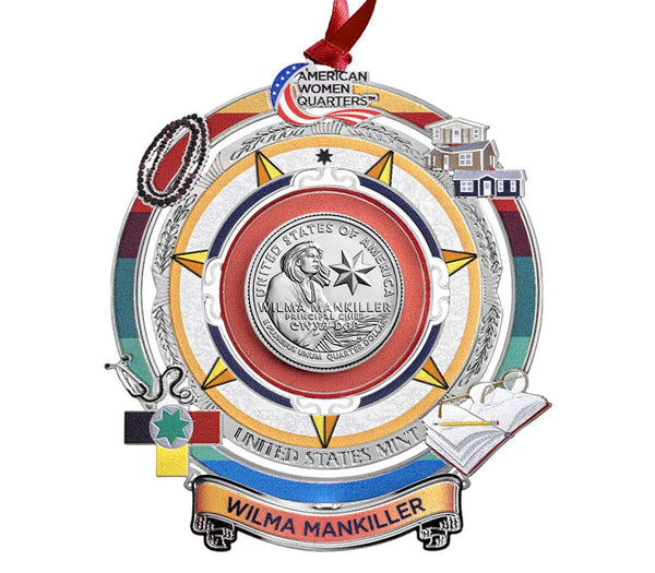 American Women Quarters 2022 Ornament - Wilma Mankiller