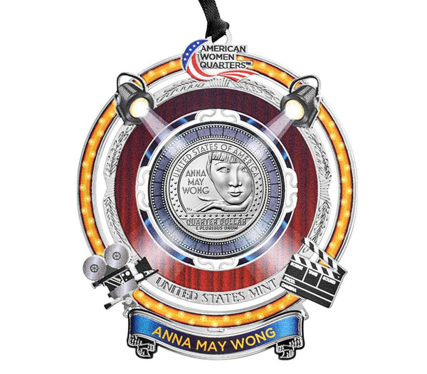 American Women Quarters 2022 Ornament - Anna May Wong