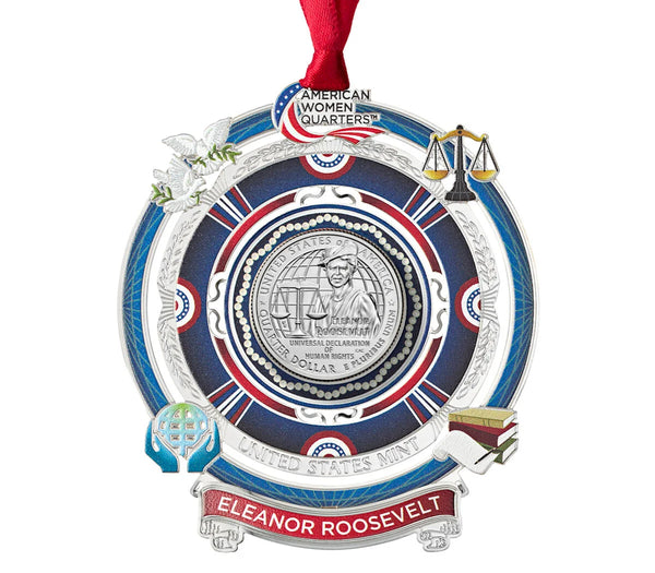 American Women Quarters 2023 Ornament - Eleanor Roosevelt