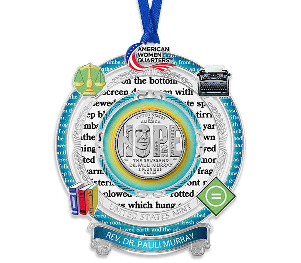 American Women Quarters 2024 Ornament - Rev. Dr. Pauli Murray