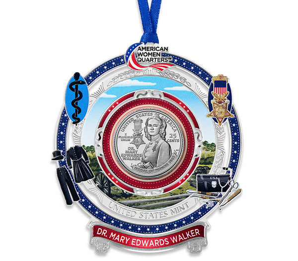 American Women Quarters 2024 Ornament - Dr. Mary Edwards Walker