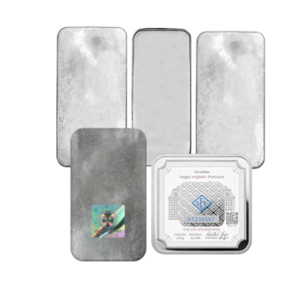 250 GRAM SILVER BAR - Reverse
