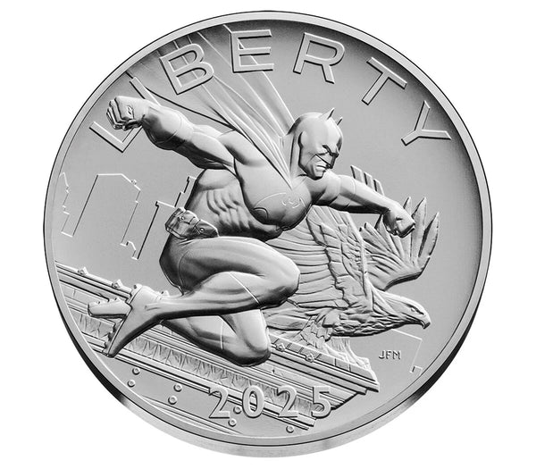 Comic Art 2.5 Ounce Silver Medal – Batman