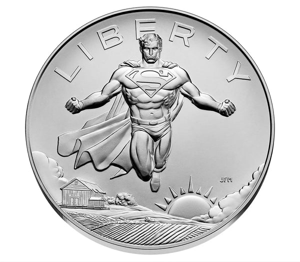 Comic Art One Ounce Silver Medal – Superman™
