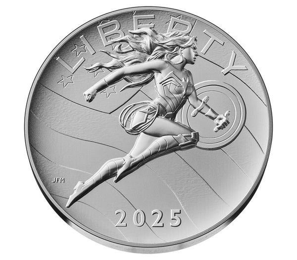 Comic Art 2.5 Ounce Silver Medal – Wonder Woman™