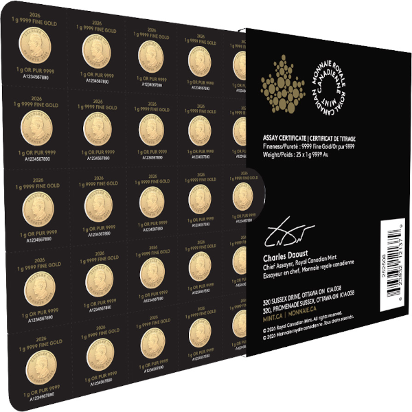 2026 25 GRAM GOLD MAPLEGRAM – United Patriot Coin
