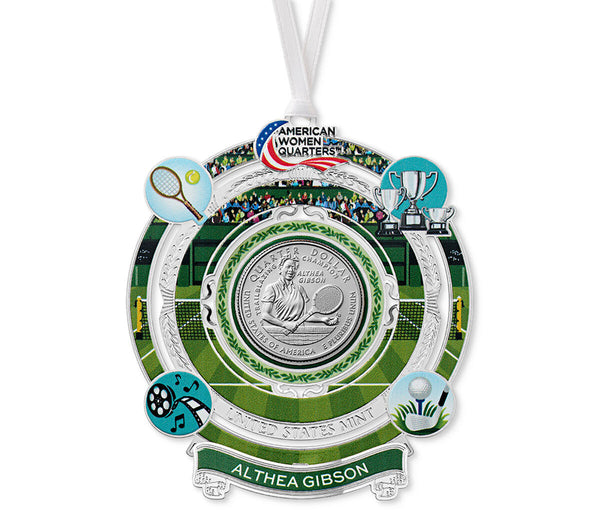 American Women Quarters 2025 Ornament - Althea Gibson