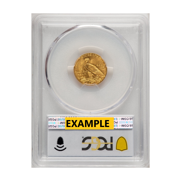 $2.5 U.S. GOLD INDIAN PCGS65 - Reverse