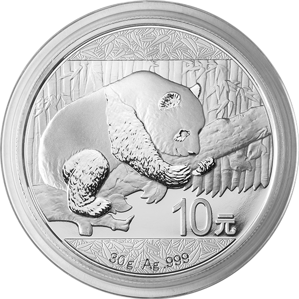 30 GRAM CHINESE SILVER PANDA - Obverse