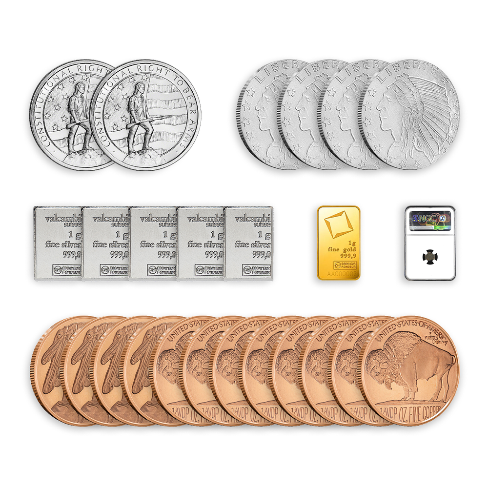 Patriot Pack Essential Gold & Silver Bundle | United Patriot Coin