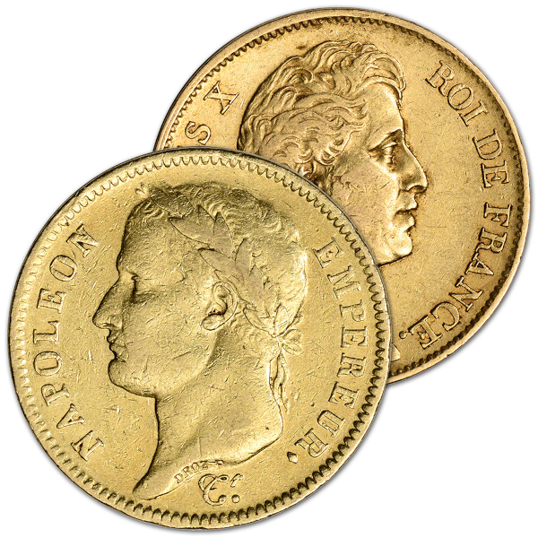 40 FRANC GOLD COIN - Obverse