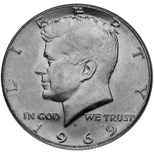 40% U.S. SILVER CLAD HALVES - Obverse