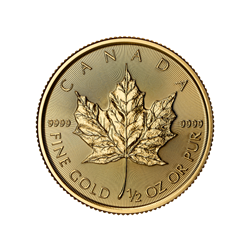 Maple leaf bullion coin