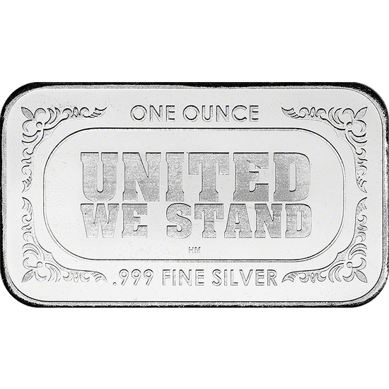 1 oz Silver Bar - United We Stand