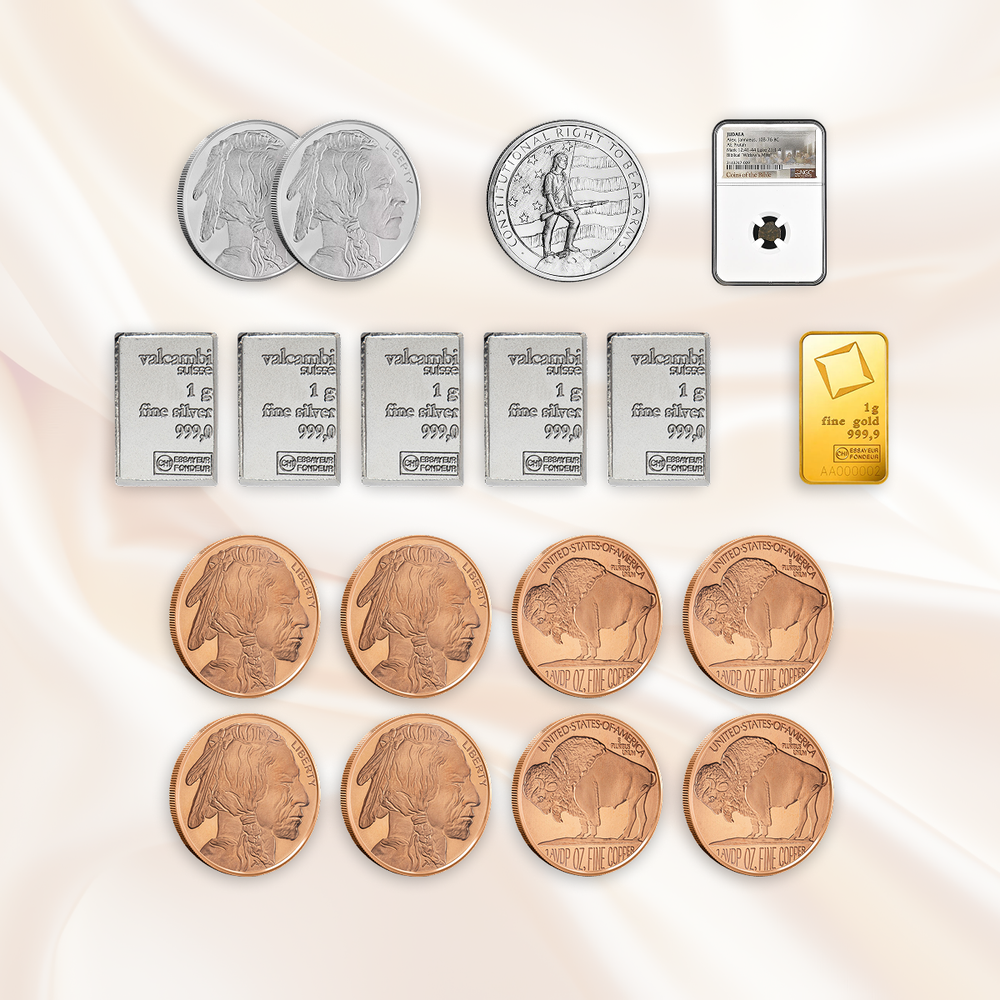 Patriot Pack - American West Box Silver & Gold U.S. Spirit