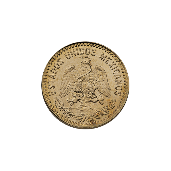 5 PESO MEXICAN GOLD COIN - Reverse