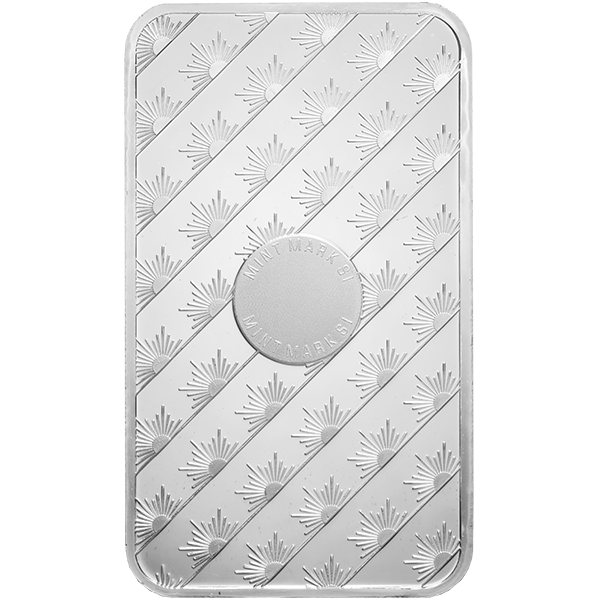 5 OZ SUNSHINE SILVER BAR - Reverse