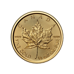 Canadian gold maple leaf coin