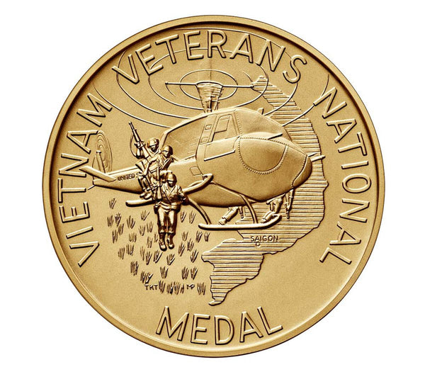 Vietnam Veterans Medal 1.5 Inch