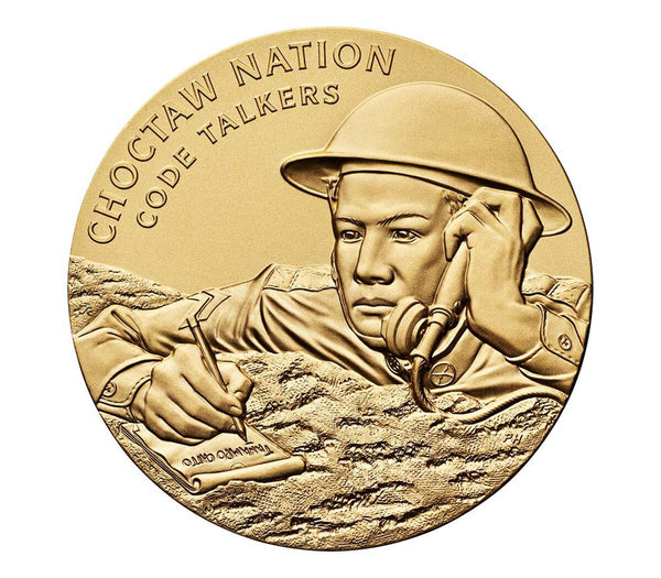 Choctaw Nation Tribe Code Talkers Medal 3 Inch