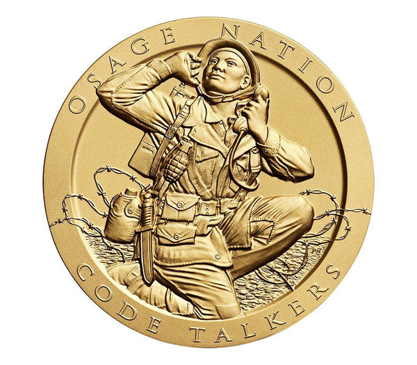 Osage Nation Tribe Code Talkers Medal 3 Inch