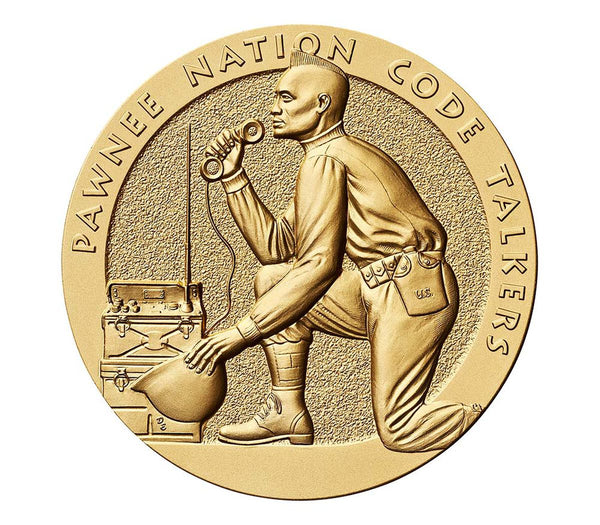 Pawnee Nation Tribe Code Talkers Medal 3 Inch