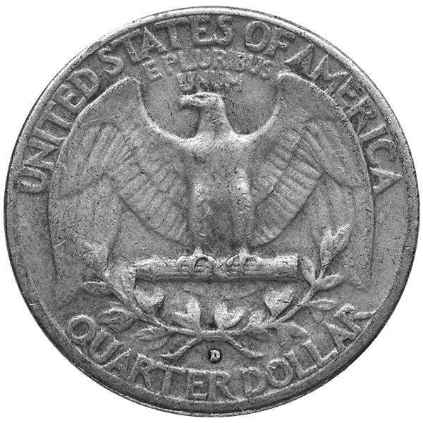 1959 Washington Quarter silver coin featuring George Washington's profile, struck in 90% silver, classic American design for collectors and investors