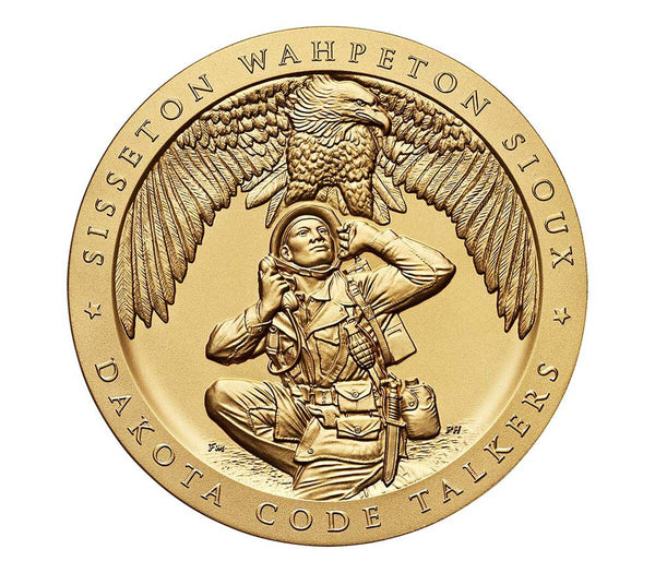 Sisseton Wahpeton Oyate (Sioux) Tribe Code Talkers Medal 3 Inch