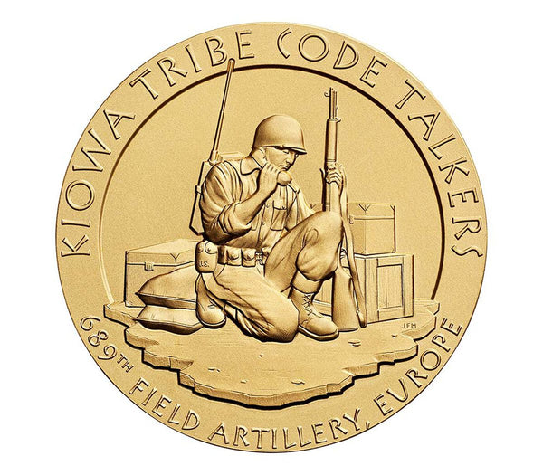 Kiowa Tribe Code Talkers Medal 3 Inch