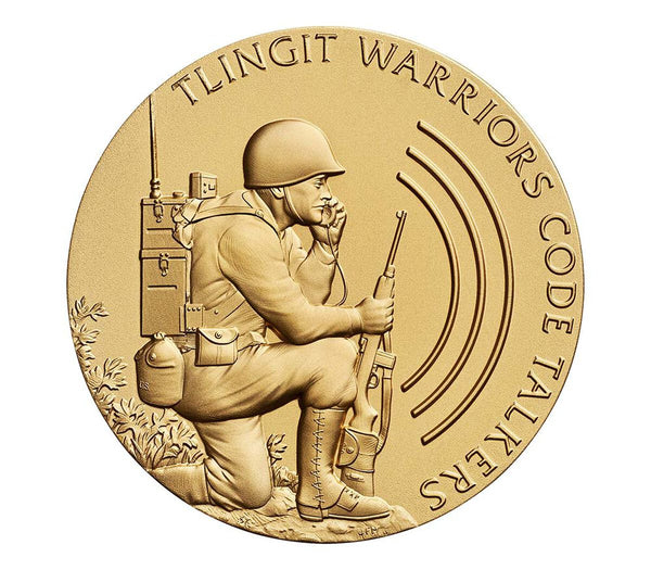 Tlingit Tribe Code Talkers Medal 3 Inch