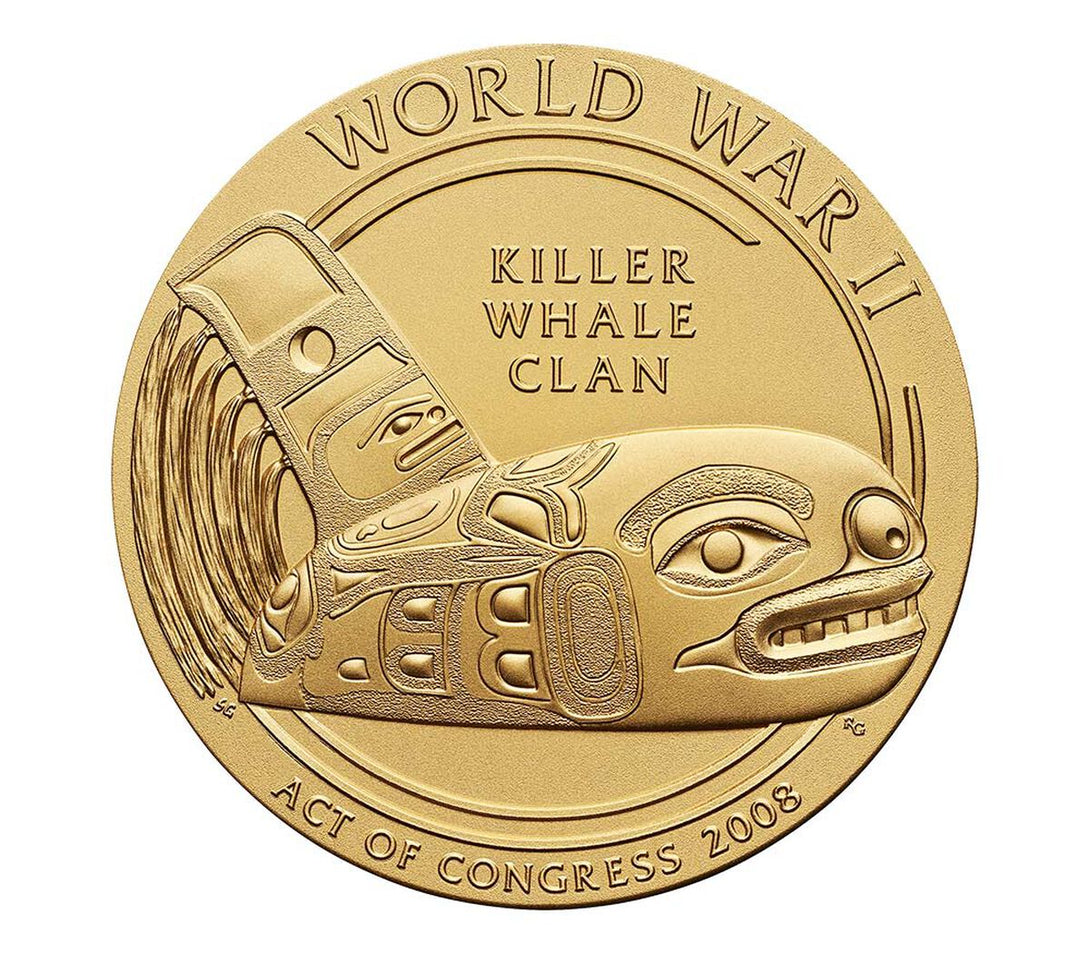 Tribe Code Tlingit Tribe Code Talkers Medal 1.5 Inch – United Patriot Coin