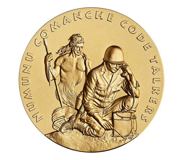 Comanche Nation Tribe Code Talkers Medal 3 Inch