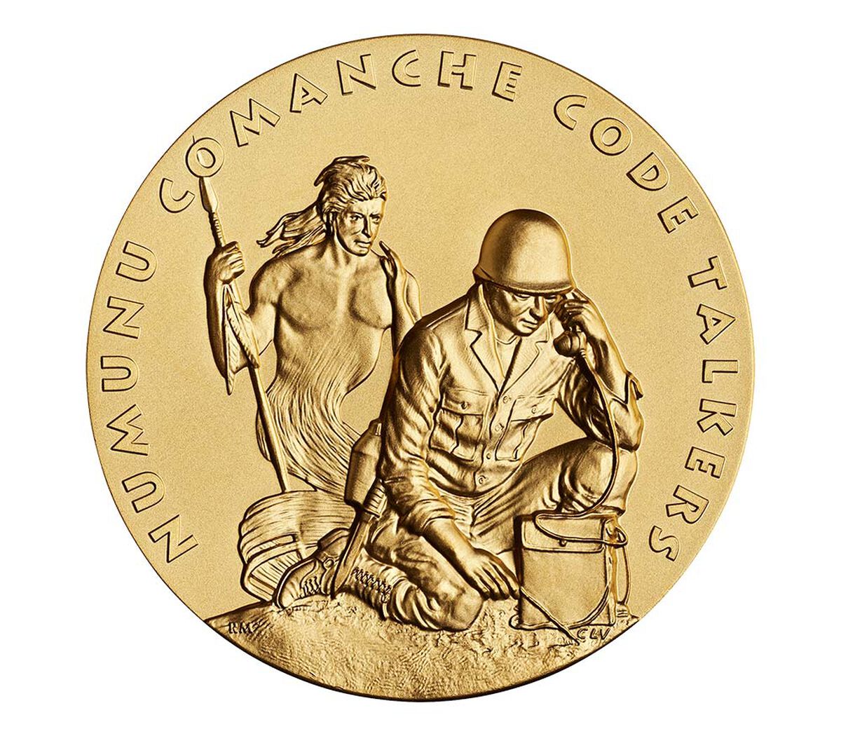 Tribe Code Comanche Nation Tribe Code Talkers Medal 1.5 Inch – United Patriot Coin