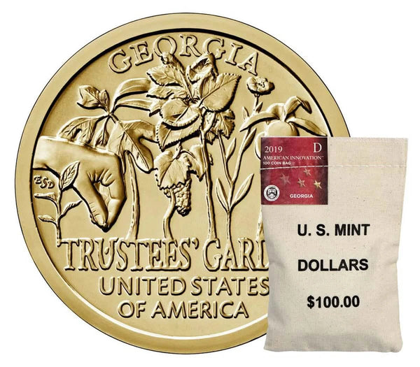 American Innovation $1 Coin 2019 Rolls and Bags - Georgia