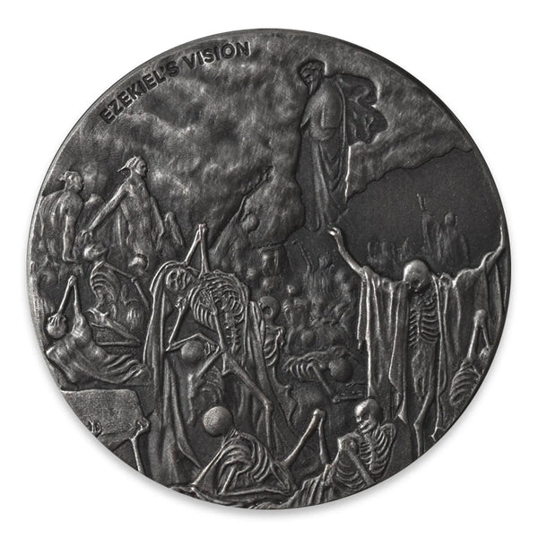 2016 Ezekiel's Vision 2 Oz Silver Coin