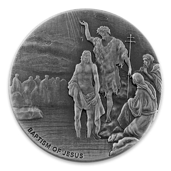 2017 The Baptism of Jesus 2 Oz Silver Coin