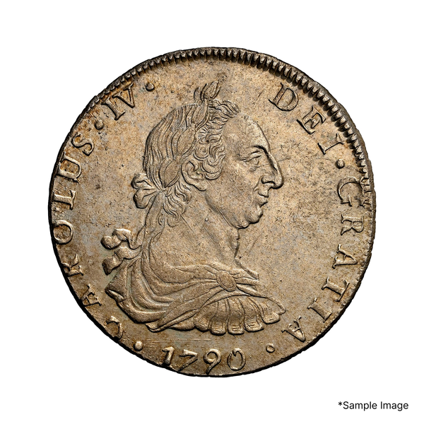 8 Escudos Gold Coin – Bolivia 1790/89 – NGC AU53 Condition