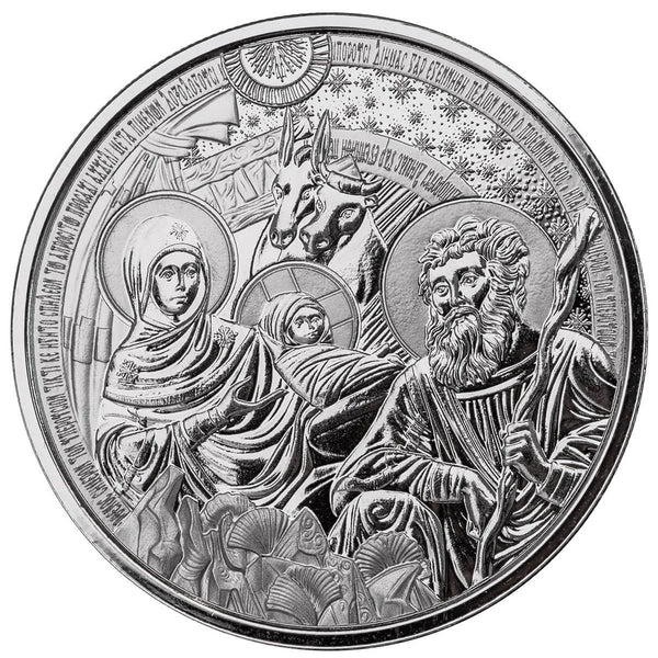The Bethlehem Nativity 1 oz Silver Christmas Round