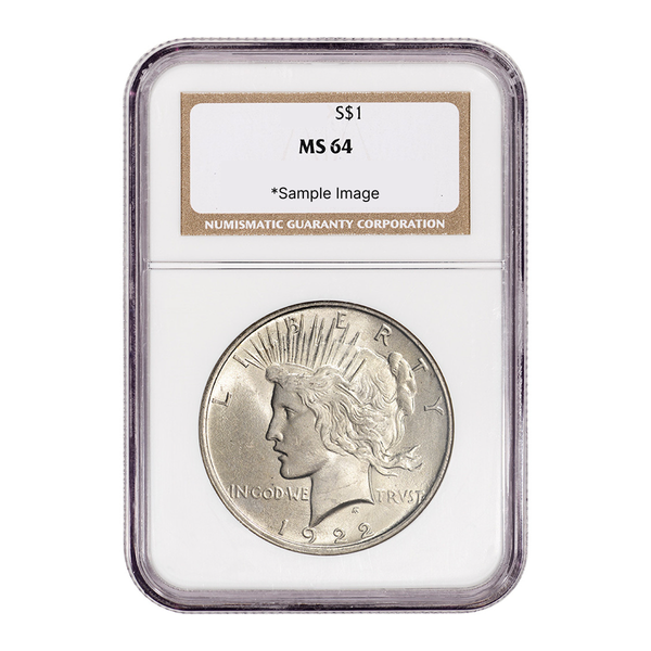 Common $1 Peace NGC MS64