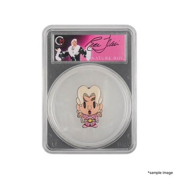 Ric Flair Legend Series Silver Pink Chibis Silver Pink Robe NGCX