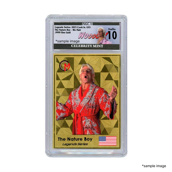 Ric Flair Legend Series Card Gold Gold Refractor NGCX
