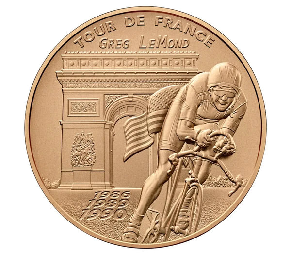 Greg LeMond Bronze Medal 3 Inch