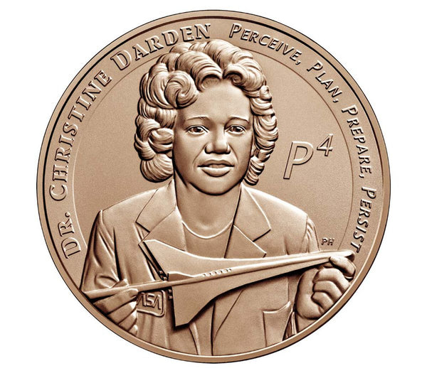 Hidden Figures Medal Dr. Christine Darden 1.5 Inch