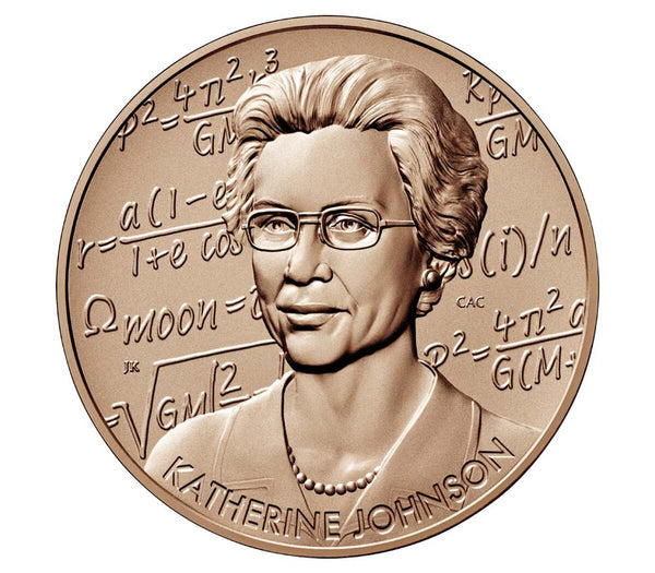 Hidden Figures Medal Katherine Johnson 3 Inch