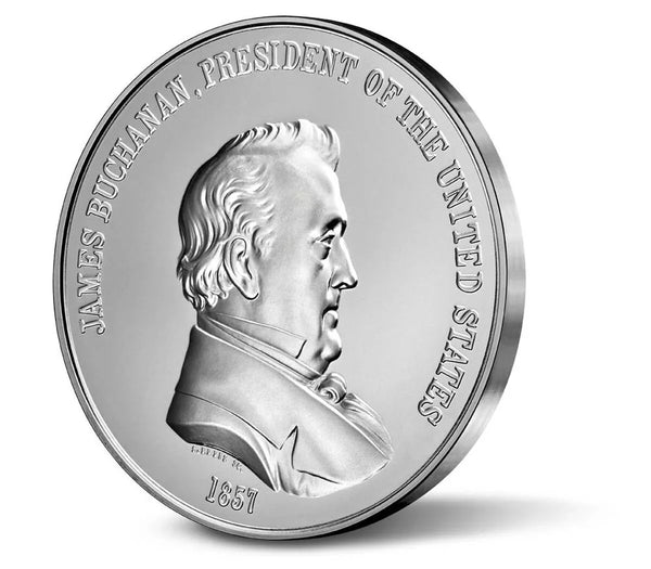 James Buchanan Presidential Silver Medal